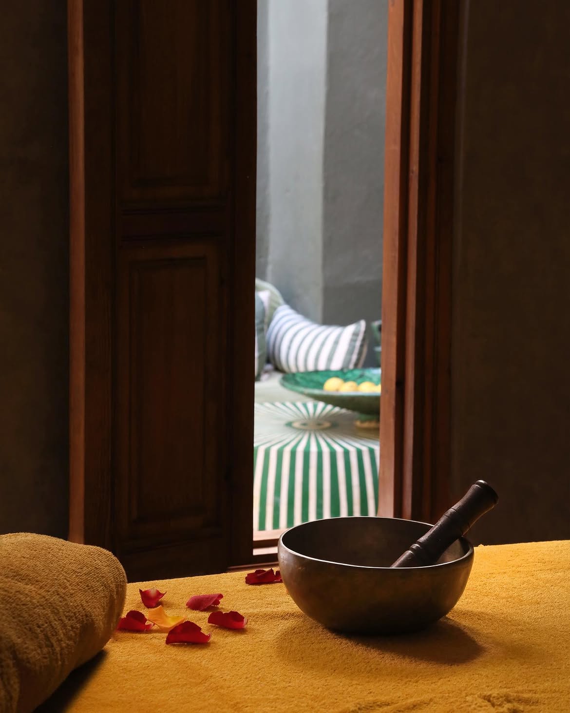 Relaxing spa treatment